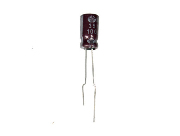 DAEWOO RMU - Condensador Electrolítico Radial 100 µF - 35 V - 105°C