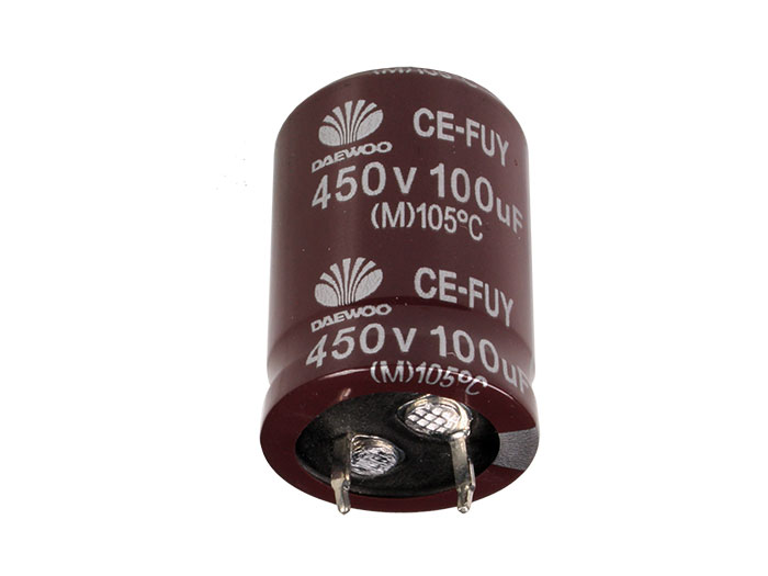 FUY - Condensateur Electrolytique Radial 100 µF - 450 V - 105°C