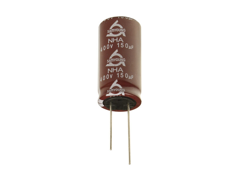 Samyoung NHA150U400V - Condensateur électrolytique Radial 150 µF - 400 V - 105º Ø18 x 35 R-7,5