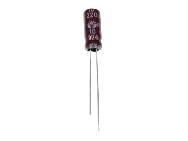 Condensador Electrolítico Radial 220 µF - 10 V - 105°C