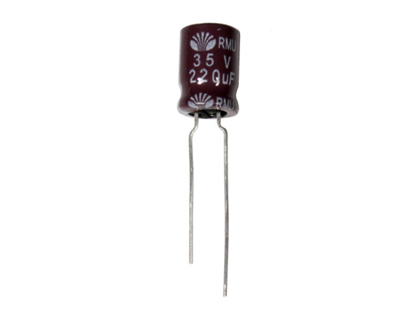 Condensador Electrolítico Radial 220 µF - 35 V - 105°C