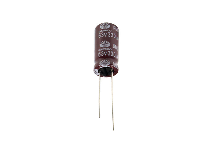 Condensador Electrolítico Radial 330 µF - 63 V - 105°C