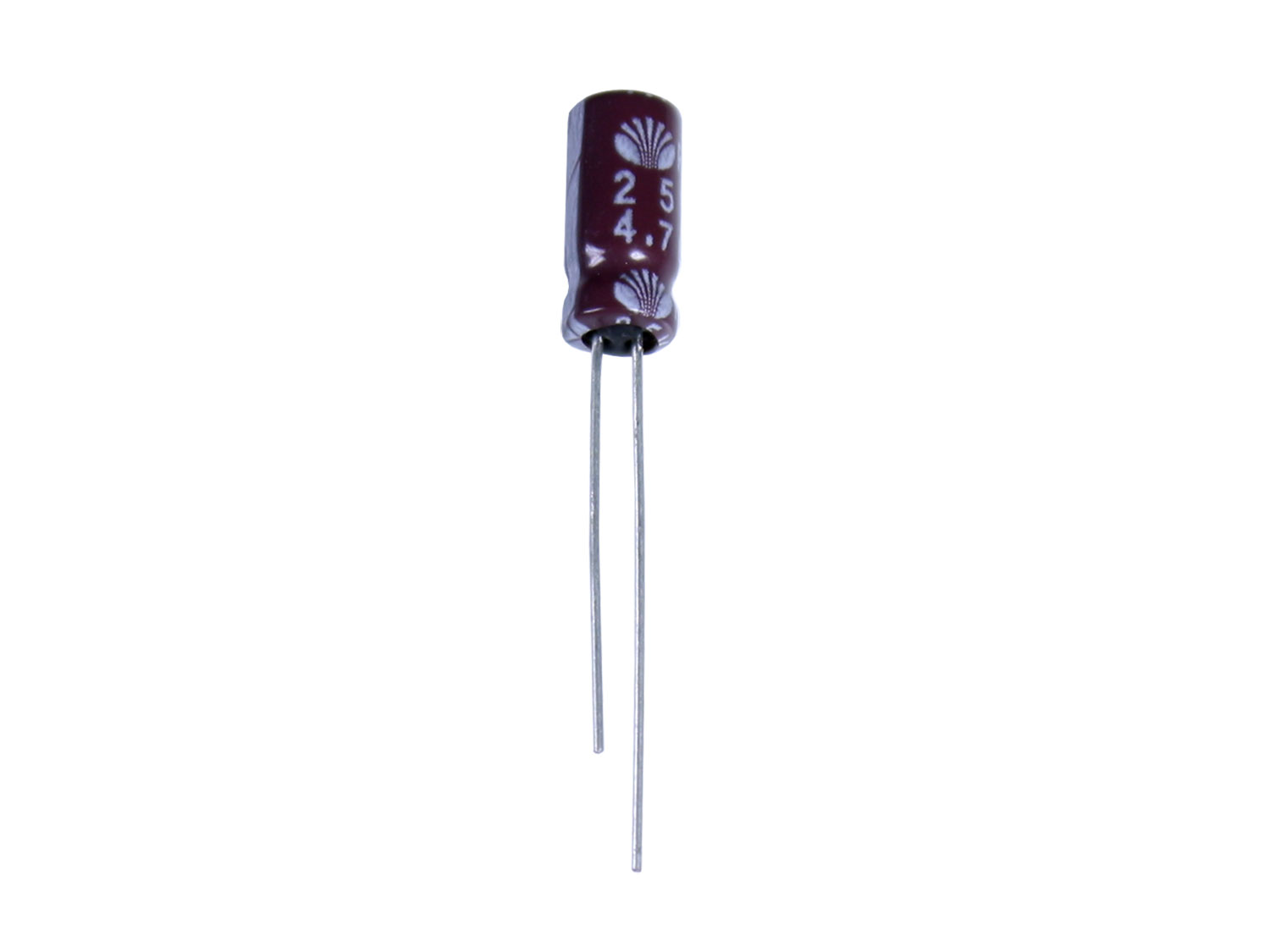 Panasonic - Condensateur Electrolytique Radial 4,7 µF - 25 V - 85°C - ECEA1EKS4R7