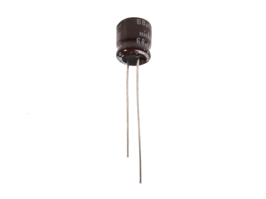 NICHICON - Condensador Electrolítico Radial 120 µF - 6,3 V - 105°C - UPW0J121MDD