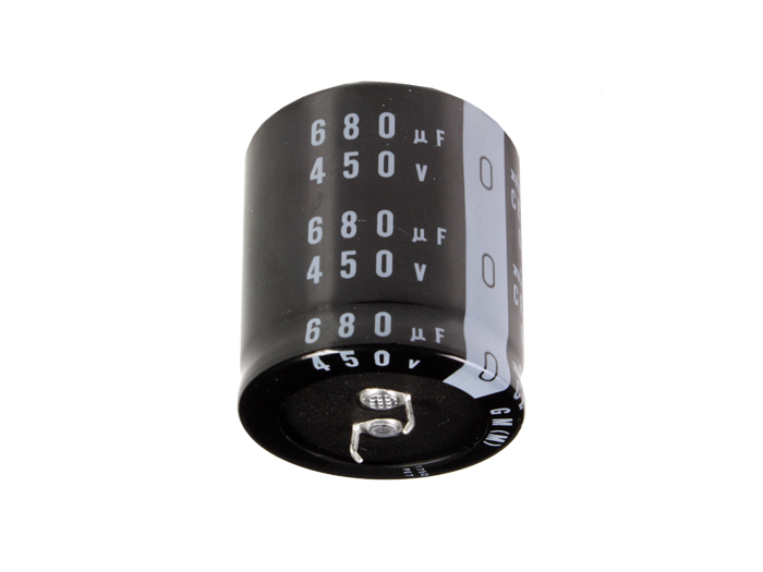 Condensateur Electrolytique Radial 680 µF - 450 V - 105°C - LGM2W681MELC40