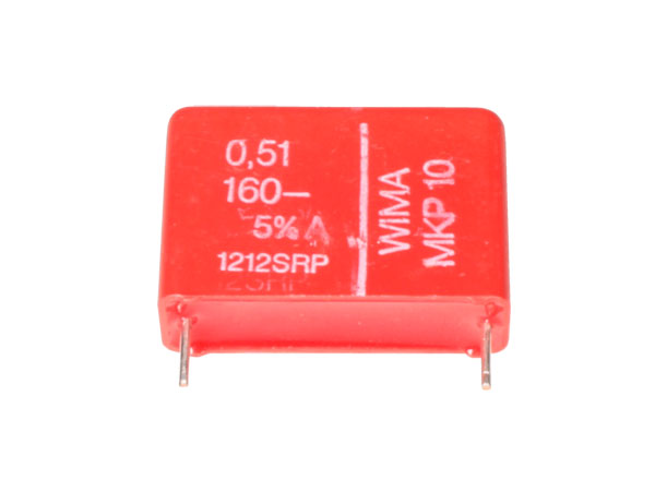 MKP Capacitor - Encapsulated - 510 nF - 160 V - 22.5 mm Raster