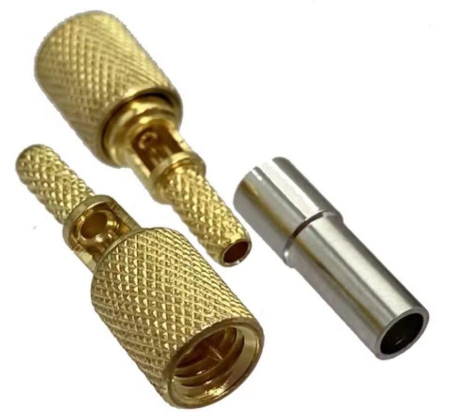 Conector Microdot Macho UNF 10-32 para Crimpado en Cable RG174