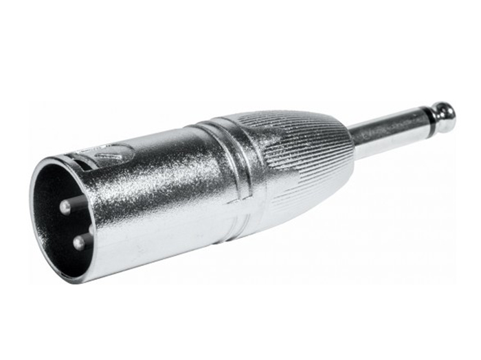 Adaptador Jack Mono de 6,3 - Macho XLR Macho