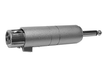 Connecteur Adaptateur Jack 6,3 Mâle Mono - XLR Femelle - 10.247/F