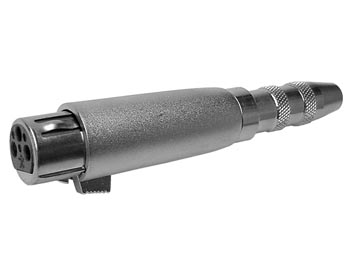 Connecteur Adaptateur Jack 6,3 Femelle Mono - XLR Femelle