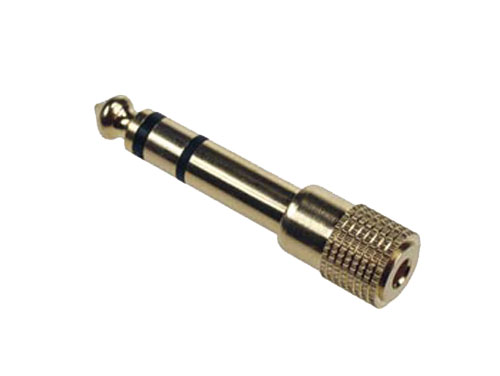 Connecteur Adaptateur Jack 6,3 Mâle Stereo - Jack 3,5 Femelle st