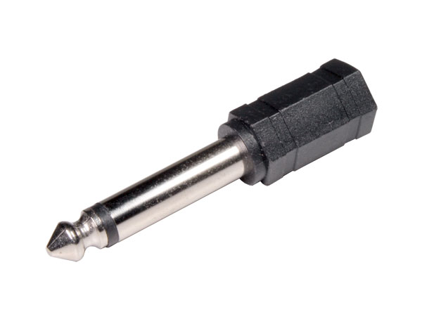 Connecteur Adaptateur Jack 3,5 Mâle Mono - Jack 3,5 Femelle Mono