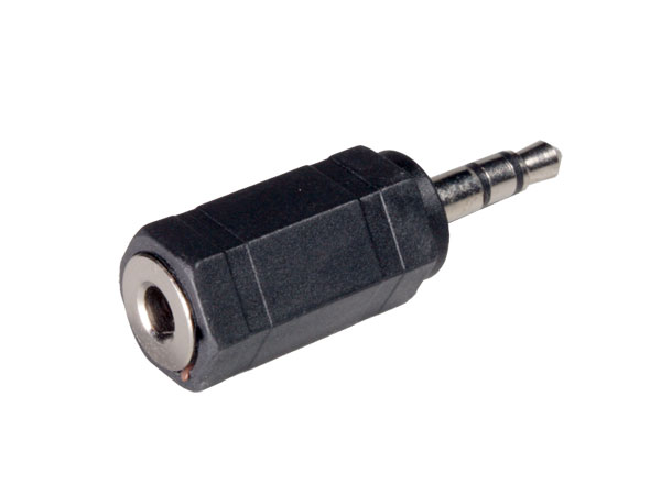 Connecteur Adaptateur Jack 3,5 Mâle Stereo - Jack 3,5 Femelle Mono