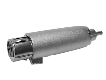 Connecteur Adaptateur RCA Mâle - XLR Femelle