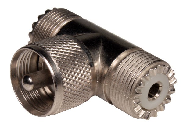 Adaptateur UHF Mâle - 2 UHF Femelle