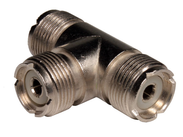 Adaptador 3 UHF Fêmea