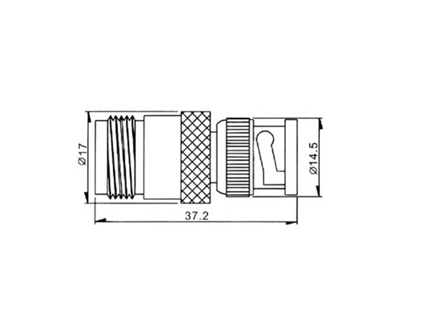 Adaptateur BNC Mâle - N Femelle