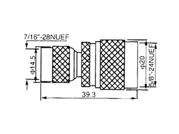 Connecteur Adaptateur N Mâle - TNC Mâle