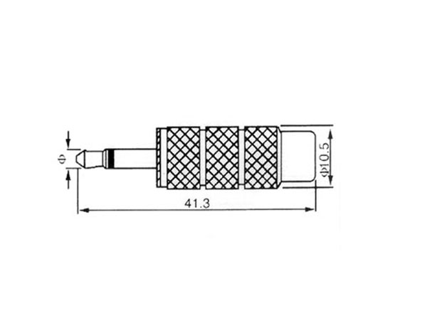 Connecteur Adaptateur F Femelle -Jack 3,5 Mono
