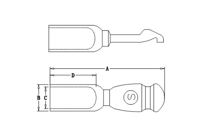 Connecteur de Type Anderson® Powerpole® PP120 - Jaune - AWG4