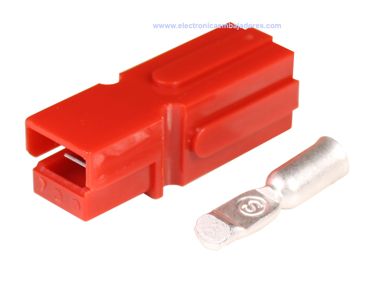 Conector Tipo Anderson® Powerpole® PP180 - Rojo - AWG2
