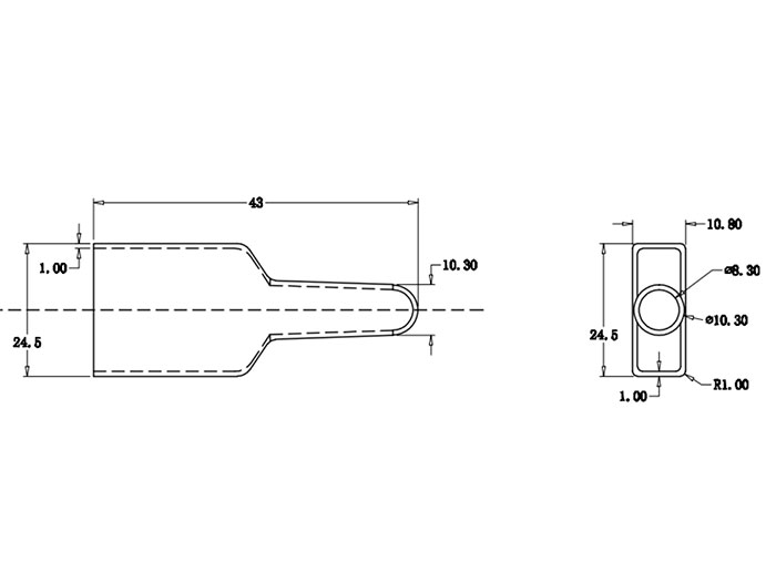 Couverture Connecteur de Type Anderson® Powerpole® PP15-45 - Noir - 3 Pôles