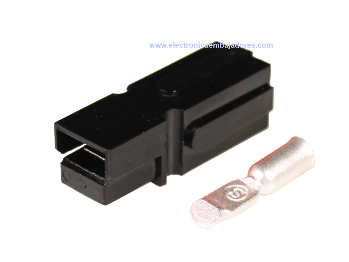 Conector Tipo Anderson® Powerpole® PP15-45 - Negro - AWG10 .. AWG14