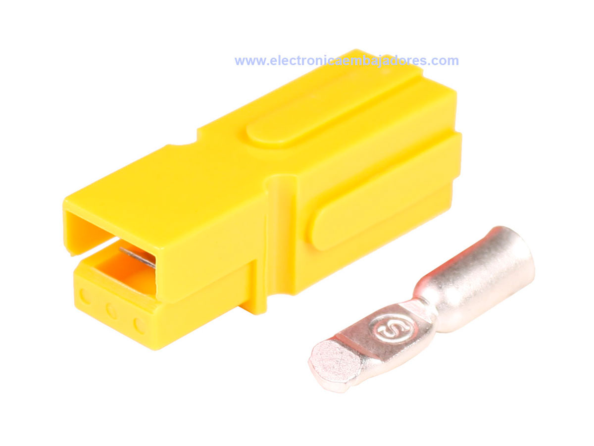 Conector Tipo Anderson® Powerpole® PP75 - Amarillo - AWG6