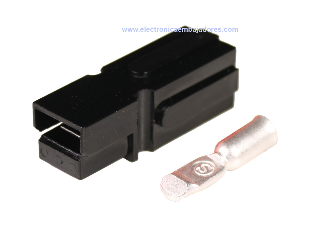 Connecteur de Type Anderson® Powerpole® PP75 - Noir - AWG6