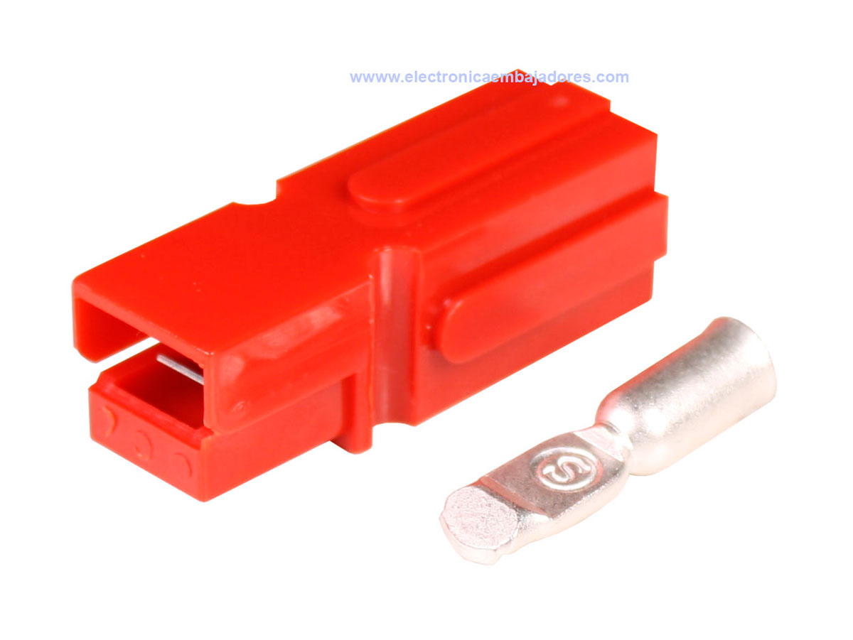 Conector Tipo Anderson® Powerpole® PP75 - Rojo - AWG6