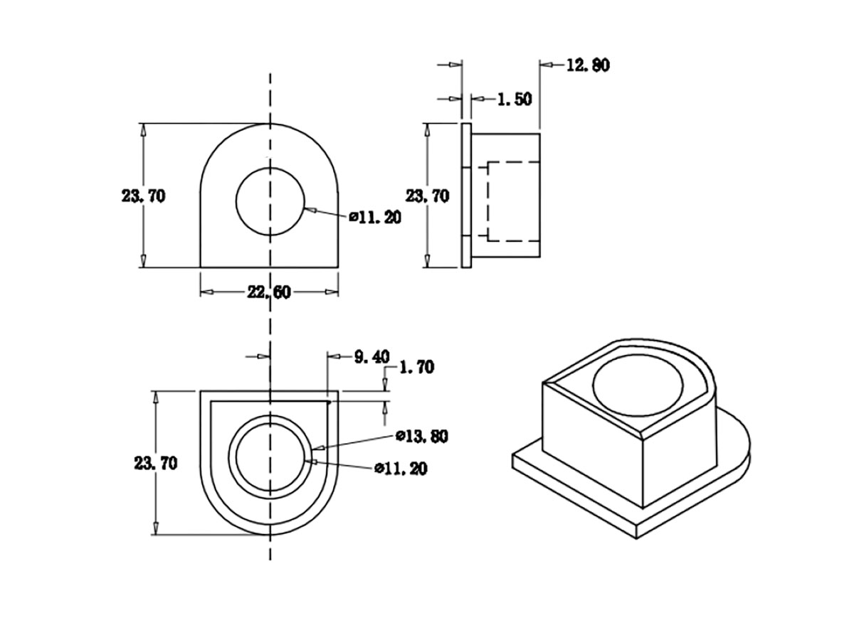 Anderson® SB175 Type Connector Cap - Black