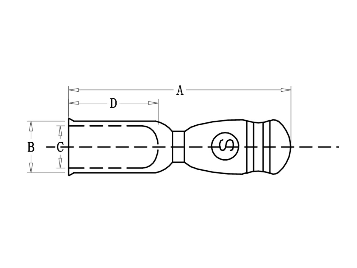 Anderson® SB350 Type Connector - Gray - AWG2-0