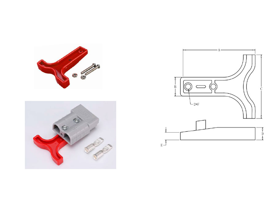 Anderson® SB50 Type Connector Pull - Gray