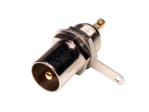 Ficha Antena 75 Ohms Base Rosca 9,5mm Fêmea - CV024