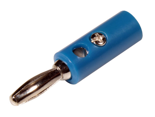 Banana Macho de 4 mm - Azul