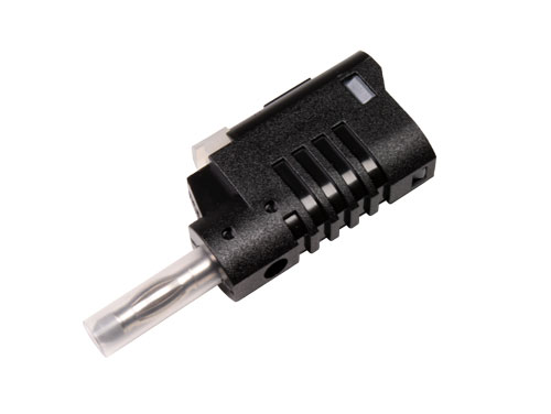 4 mm - Safety Banana Male Plug - Black - 1089N