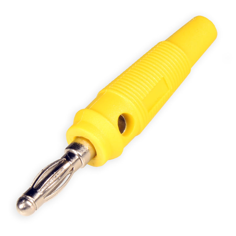 Banana Macho de 4 mm - Amarelo