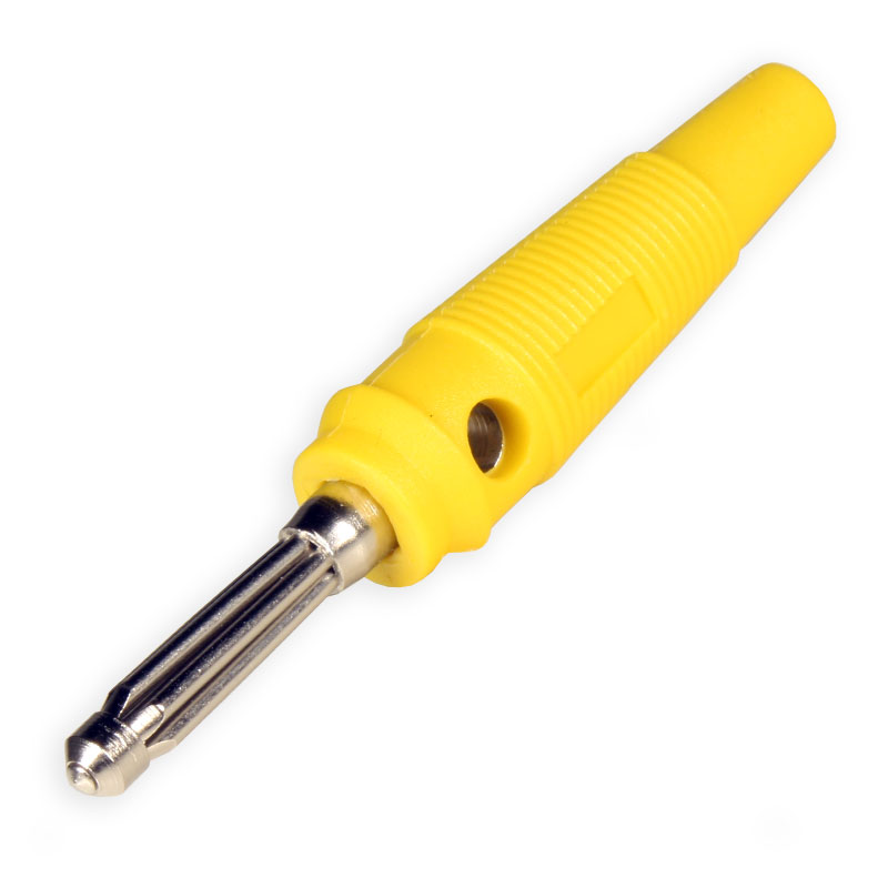 Banana Macho de 4 mm - Amarelo - BN62AM