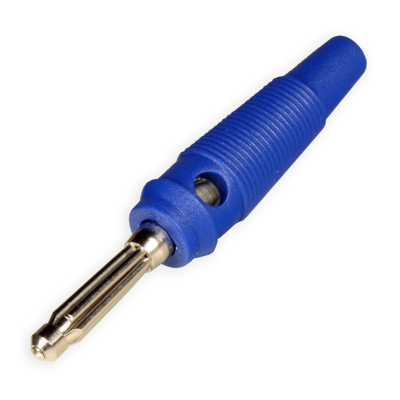 4 mm - Banana Male Plug - Blue - BN62AZ