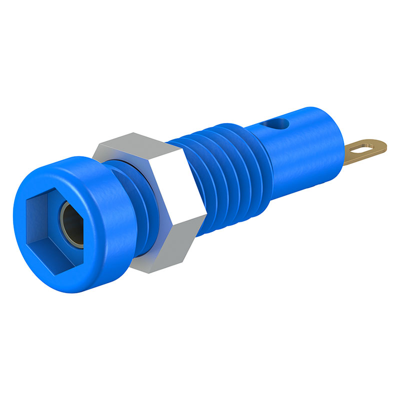Stäubli LB2-SI - Hembrilla Ø2mm - Azul - 23.0050-23