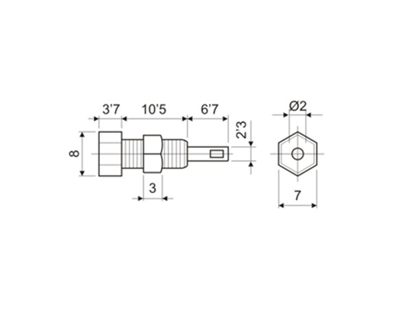 Alvéolo 2 mm - Preto