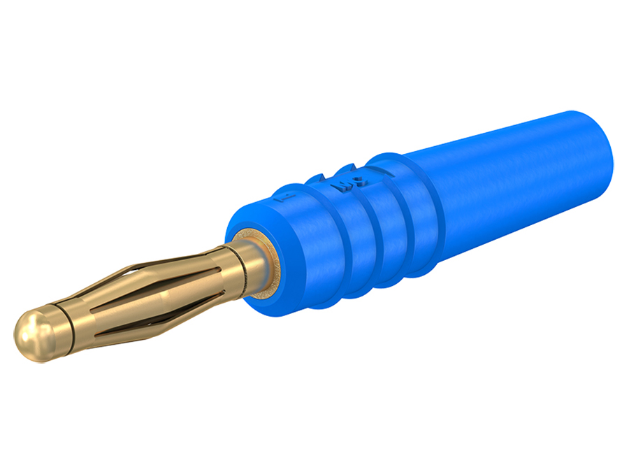 Stäubli SLS205-L - Banana Macho Ø2mm - Azul - 22.2618-23