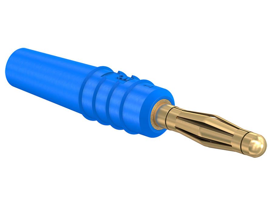 Stäubli SLS205-L - Plugue Banana Ø2mm - Azul - 22.2618-23