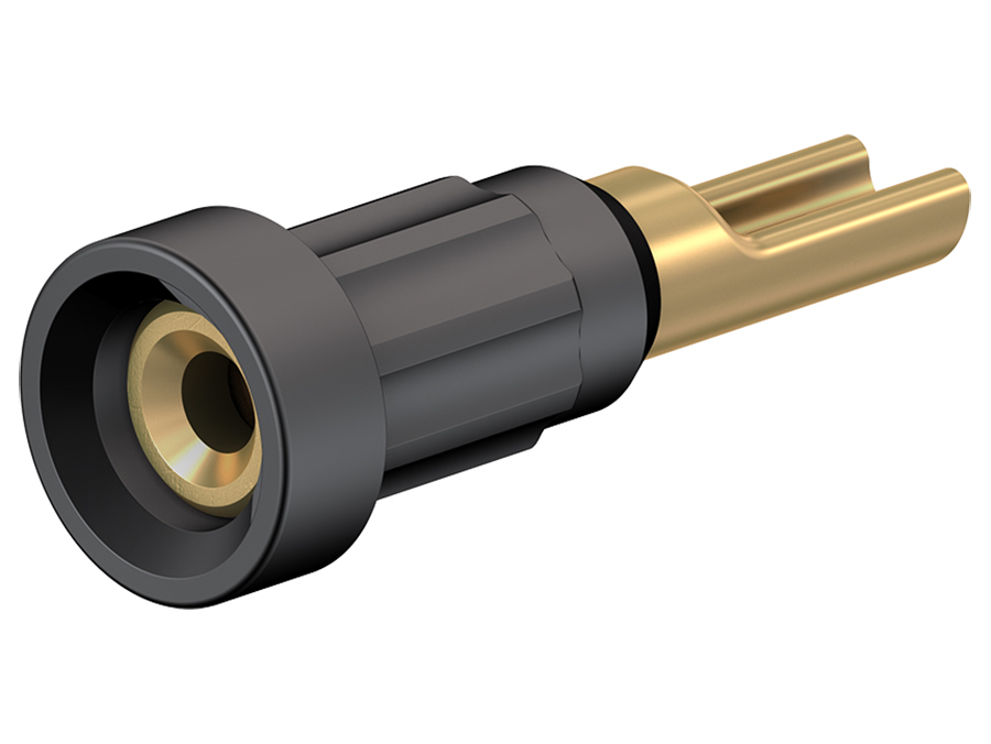 Stäubli EB1 - Hembrilla  Ø1mm - Negra - 23.1010-21