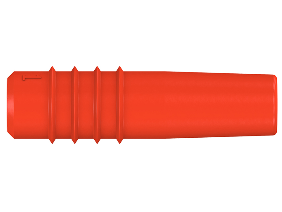 Stäubli SLS1-S - Banana Fêmea Aérea Ø1MM - Vermelho - 22.2603-21