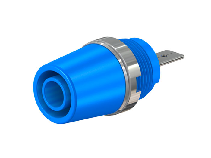 Stäubli SAB4-F/A - Hembrilla de 4 mm de Seguridad - Azul - 23.3110-23