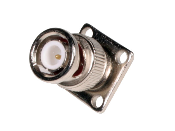 In-line Mount BNC Male Connector with Solder Contact