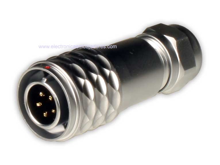 WEIPU SF12 Series IP67 - 5 Contacts Ø12 Waterproof Male Cable-Mount Connector - SF1210/P5I