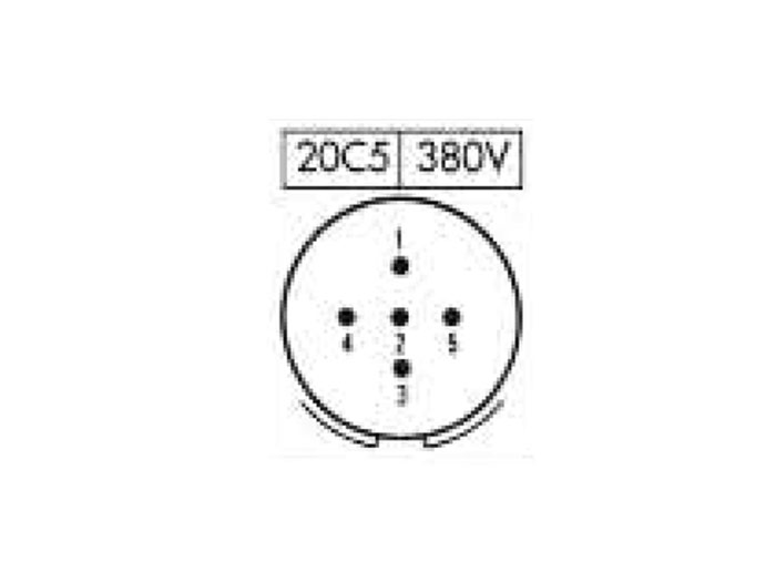 FHR20C7 - Connecteur Circulaire Taille 20 Femelle Fiche Droite 7 Pôles - 920627ES