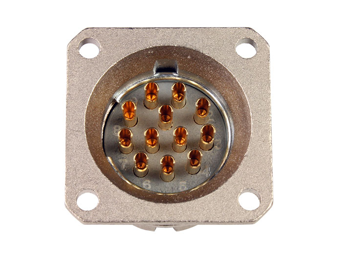 BHE20B12 - 12 Contacts Female Receptacle Size 20 Circular Connector - 9202212AFS
